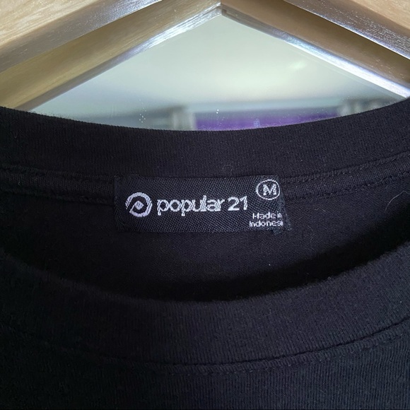 NWOT Popular 21 Puffy Sleeve Top Size Medium - Picture 3 of 4